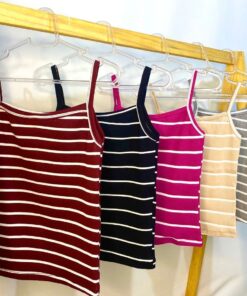 Blusa Alça Básica e Listradas